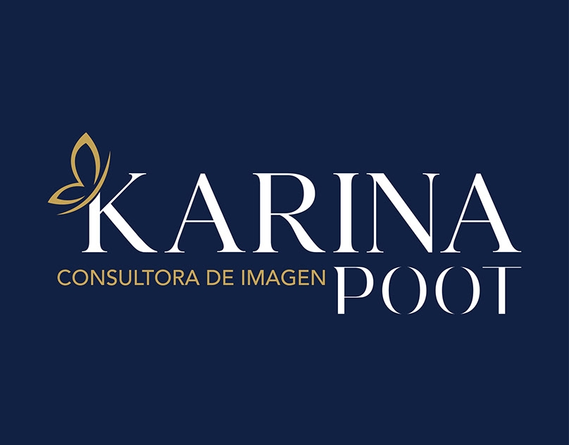 Logotipo para Karina Poot, consultora de imagen